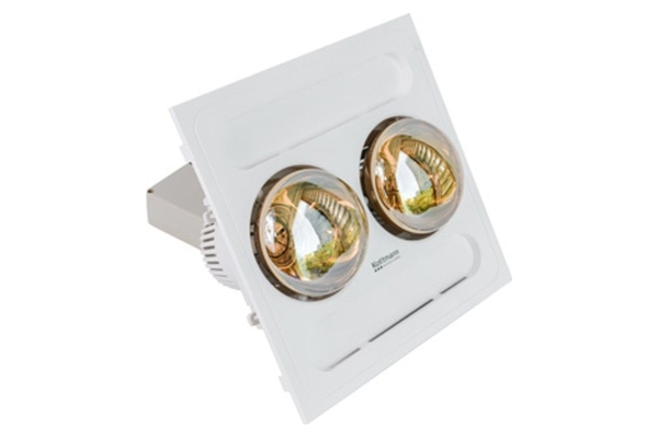 Đèn sưởi nhà tắm 2 bóng Kottmann âm trần điều khiển từ xa 550W K9R
