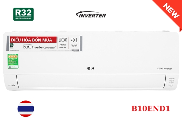 Điều hòa LG Inverter 2 chiều 9000 BTU B10END1