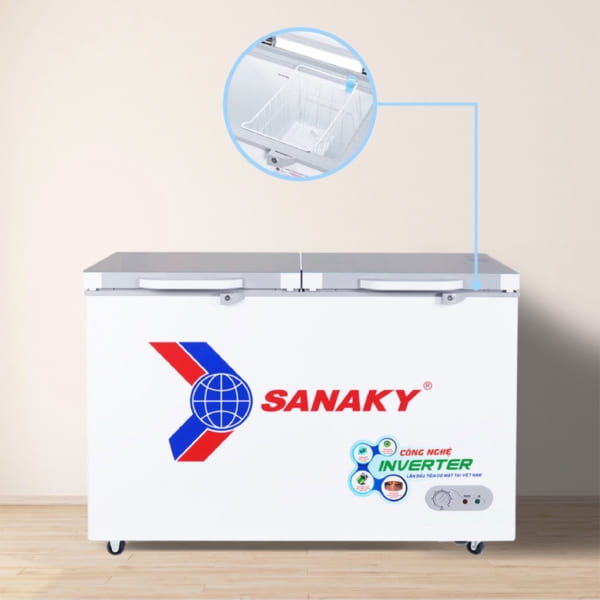 Tủ đông Sanaky Inverter 235 lít VH-2899A4K - ảnh 4
