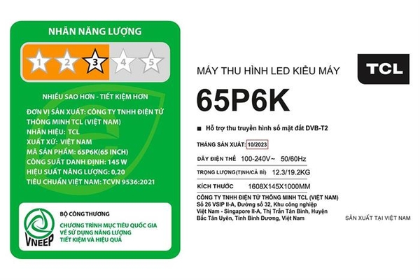 Google Tivi TCL 4K 65 inch 65P6K - ảnh 5