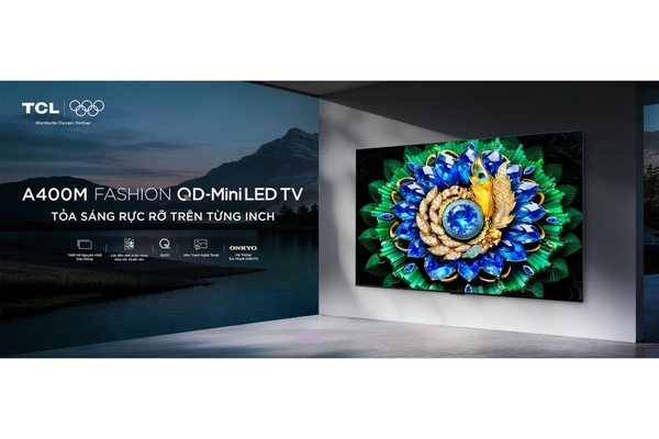 Google Tivi TCL Fashion QD-MiniLED 4K 85 inch 85A400M Mới 2026