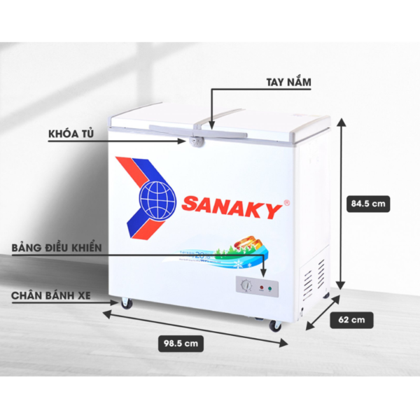 Tủ đông Sanaky 208 lít VH-2599A1