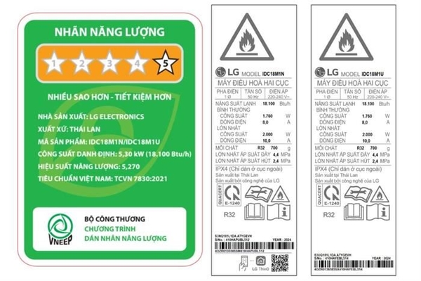 Điều hòa LG 1 chiều 18000 BTU Inverter IDC18M1