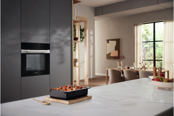 Lò nướng âm tủ Miele H7260BP CulinArt Màu Inox