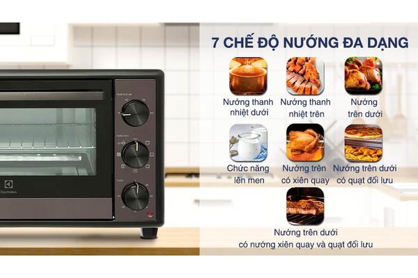 Lò nướng điện Electrolux EOT3218XG 32 lít