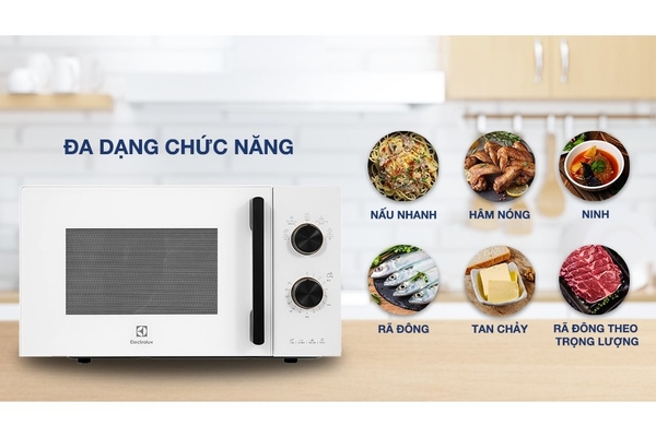 Lò vi sóng cơ Electrolux EMM20K22W 20 lít Trắng