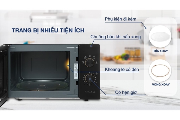 Lò vi sóng cơ Electrolux EMM23K22B 23 lít