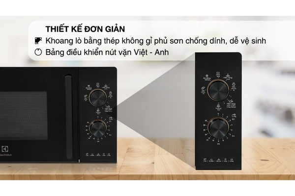 Lò vi sóng có nướng Electrolux EMG20K22B 20 lít