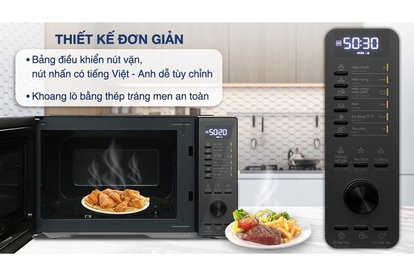 Lò vi sóng có nướng Electrolux EMG25D22BM 25 lít
