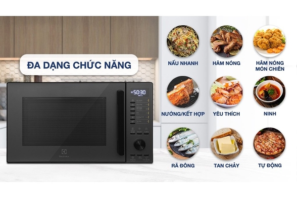 Lò vi sóng có nướng Electrolux EMG25D22BM 25 lít
