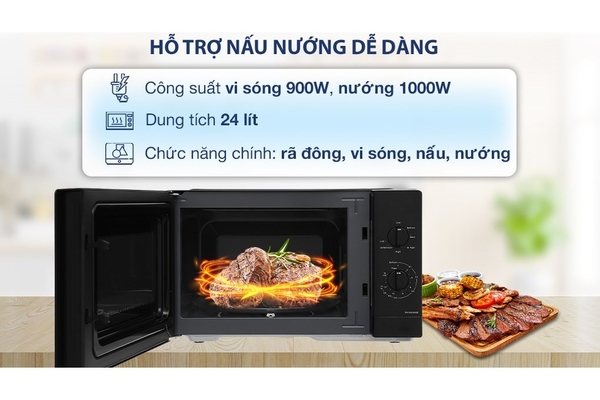 Lò vi sóng có nướng Panasonic NN-GM34NBYUE 24 lít