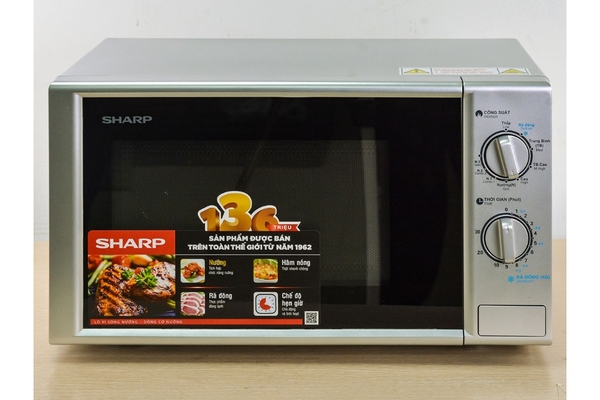 Lò vi sóng có nướng Sharp R-G228VN-SL 20 lít