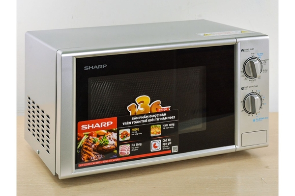 Lò vi sóng có nướng Sharp R-G228VN-SL 20 lít