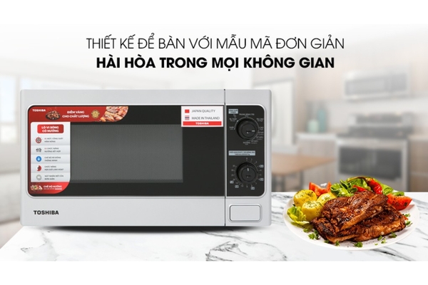 Lò vi sóng có nướng Toshiba ER-SGM20(S1)VN 20 lít