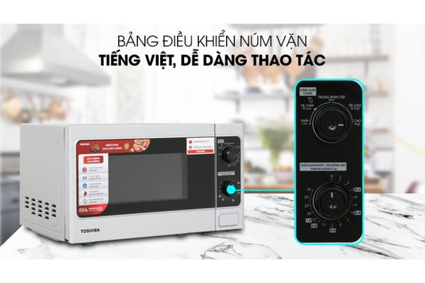 Lò vi sóng có nướng Toshiba ER-SGM20(S1)VN 20 lít