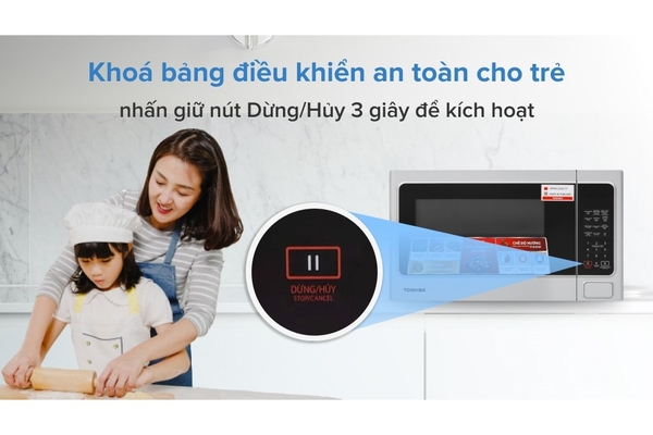 Lò vi sóng có nướng Toshiba ER-SGS34(S1)VN 34 lít