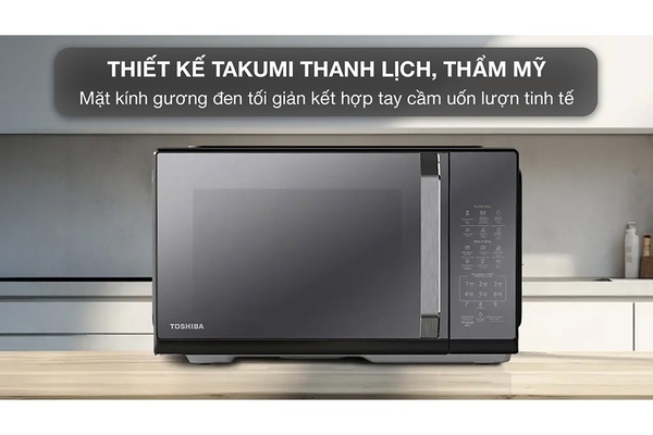 Lò vi sóng có nướng Toshiba MW3-EG26PE(BM)VN 26 lít Mặt Gương