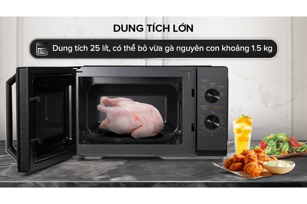 Lò vi sóng cơ Toshiba MW3-MM25PE(BK) 25 lít Đen