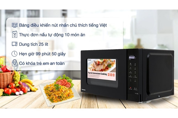 Lò vi sóng điện tử Panasonic NN-ST34NBYUE 25 lít