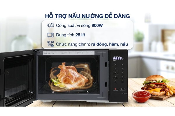 Lò vi sóng điện tử Panasonic NN-ST34NBYUE 25 lít
