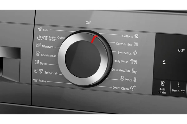 Máy giặt Bosch Serie 6 Inverter 9 kg WGG24401SG Mới 2026 – Màu Xám