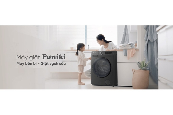 Máy giặt Funiki Inverter 12.5 kg HWM F8125ADG Hàng Thái Lan