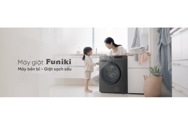 Máy giặt Funiki Inverter 9.5 kg HWM F895ADG Hàng Thái Lan