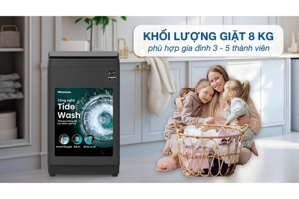 Máy giặt Hisense 8 kg WT80F30