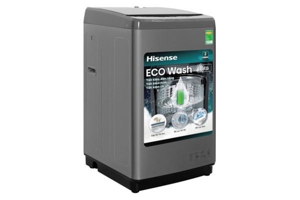 Máy giặt Hisense 8 kg WTZQ8012UT
