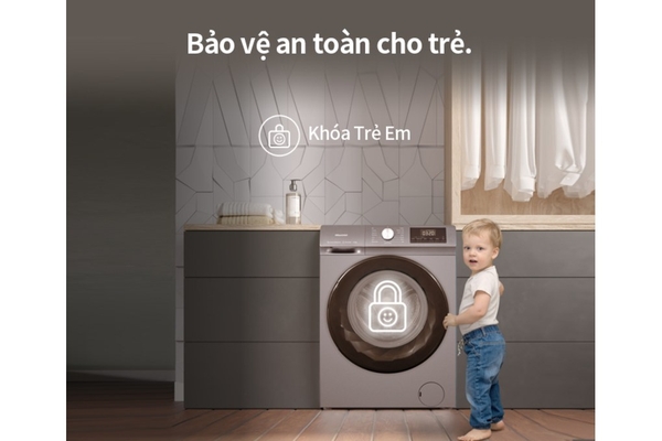 Máy giặt Hisense Inverter 9 kg WF90N1Y