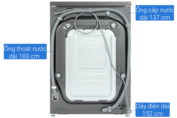 Máy giặt LG AI DD Inverter 9 kg FV1409S4M - ảnh 8