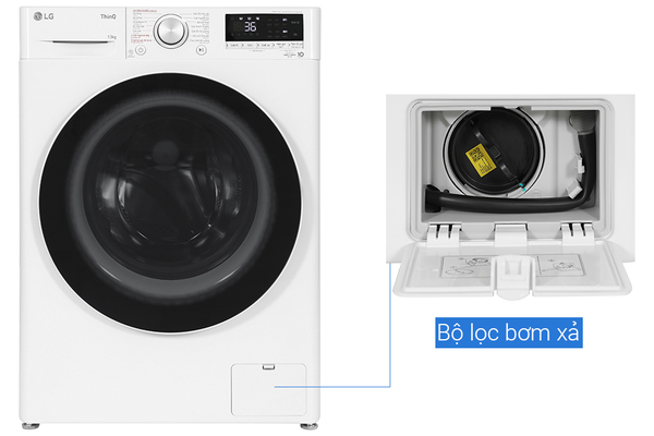 Máy giặt LG AI DD Inverter 13 kg FV1413S4W - ảnh 7