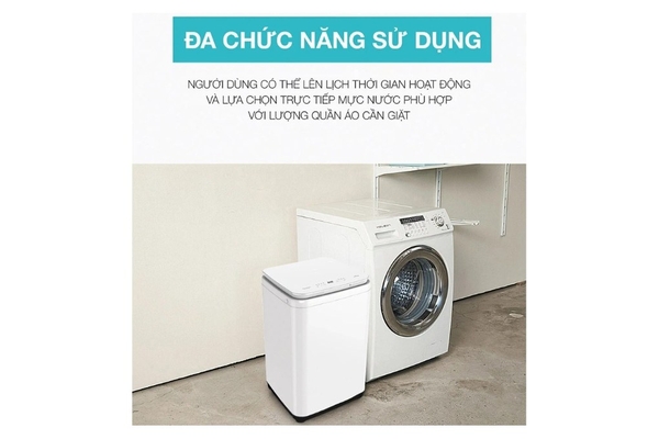 Máy giặt mini Lumias giặt nước nóng 3 kg WS050WH