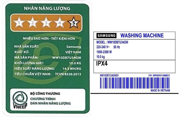 Máy giặt Samsung Bespoke AI Inverter 10 kg WW10DB7U34GWSV - ảnh 6