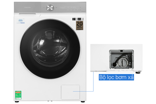 Máy giặt Samsung Bespoke AI Inverter 14 kg WW14BB944DGHSV - ảnh 6