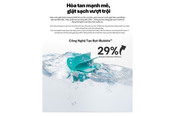 Máy giặt sấy Hisense Inverter giặt 12 kg sấy 8 kg WD120I142VKL Mới 2026