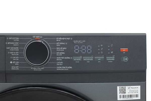 Máy Giặt Sấy Toshiba Inverter 10.5/7 Kg TWD-T21BU115UWV(MG) - ảnh 4