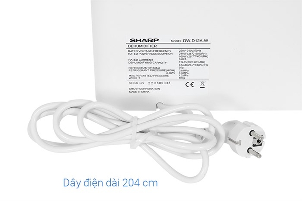 Máy hút ẩm Sharp DW-D12A-W - ảnh 14