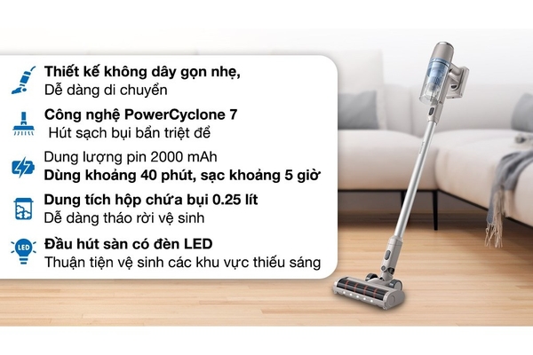 Máy Hút Bụi Không Dây Philips XC2011/01
