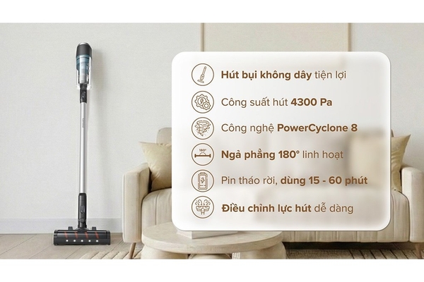 Máy Hút Bụi Không Dây Philips XC3031/01