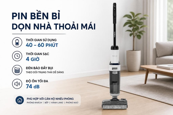 Máy hút bụi lau nhà Tineco Floor One S6 Stretch Max