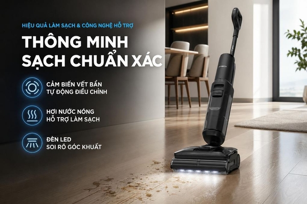 Máy hút bụi lau sàn Tineco Floor One Switch S7 Steam