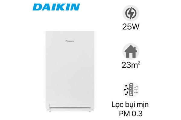 Máy lọc không khí Daikin HEPA 23m² MCQ30ZVM7 Nhập khẩu Malaysia