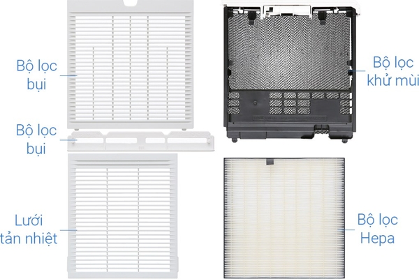Máy lọc không khí Daikin Streamer 41m² MC55UVM6