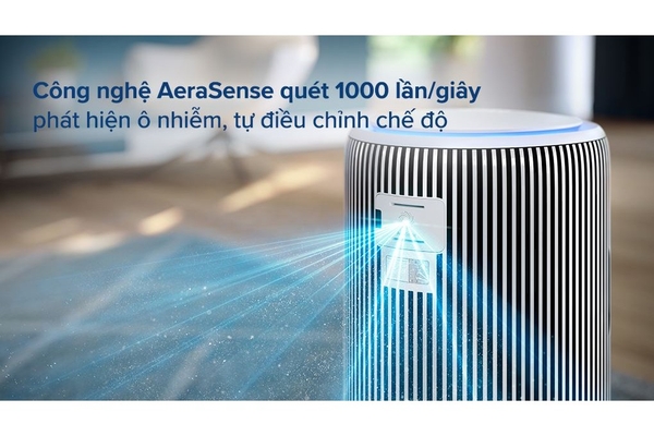 Máy lọc không khí tạo ẩm Philips PureProtect Water Series 3400 78m² AC3420/10