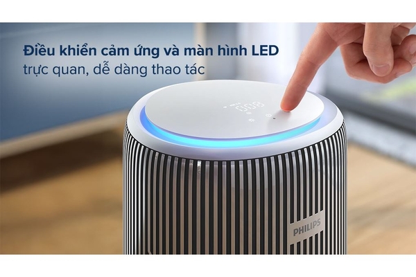 Máy lọc không khí tạo ẩm Philips PureProtect Water Series 3400 78m² AC3420/10