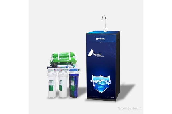 Máy lọc nước R.O Bamboo Alum - Khử phèn (10 cấp lọc)