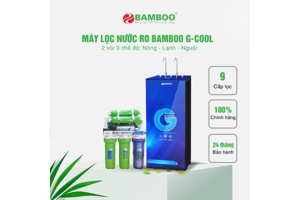 Máy lọc nước R.O nóng lạnh nguội Bamboo G-Cool