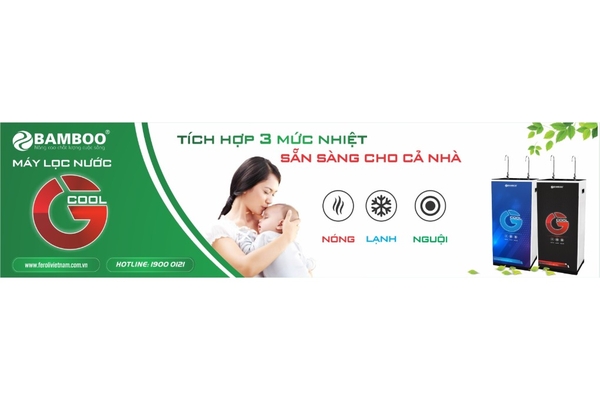 Máy lọc nước R.O nóng lạnh nguội Bamboo G-Cool