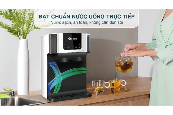 Máy Lọc Nước RO A. O. Smith ROSS Để Bàn Nóng-Ấm-Thường ECO-AOC75PUR